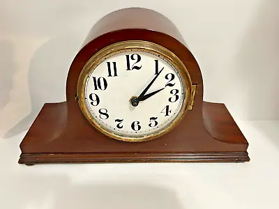 Antique / Vintage Mahogany Veneer Mantel Clock Case - As Is - Read Description • $17.95