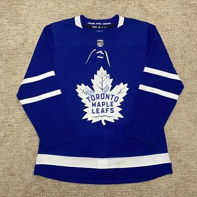 Toronto Maple Leafs Signed Hockey Jersey Clark Gilmour Iafrate Adidas NHL 52 • $147.18