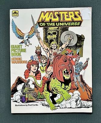 Masters Of The Universe MOTU 14  Giant Picture Book Heroic Warriors He-Man • $19.99