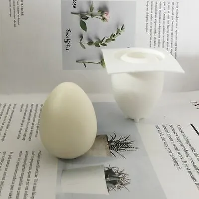 £3.88 • Buy 3D Simulation Egg Candle Mould DIY Duck Egg Goose Egg Shape Candle Making