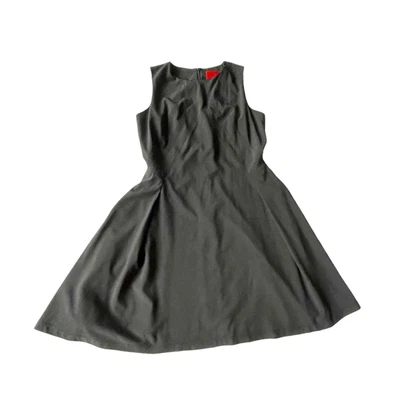$50 • Buy Z Spoke Zac Posen Fit And Flare Dress Lined Cocktail Party Black 14 EUC