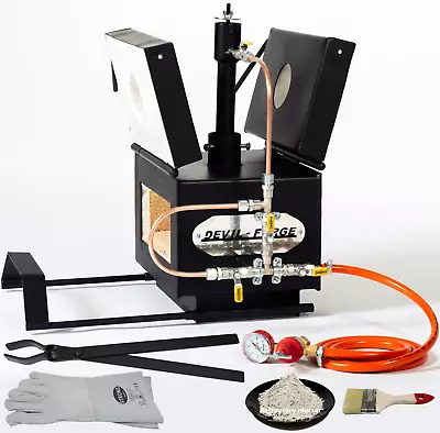 £348.37 • Buy DFPROFK1 GAS PROPANE FORGE Furnace Burner Knife Making Blacksmith Farrier UK