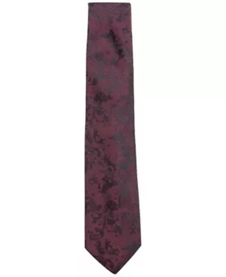 Ryan Seacrest Distinction Men's Carrie Floral Slim Tie One Size  Wine • $14.99