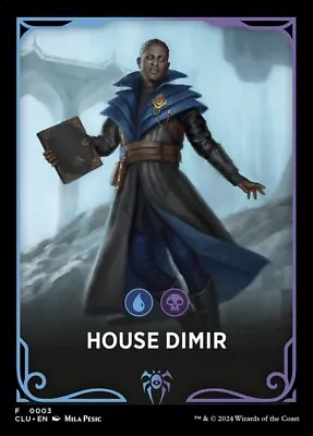 MTG House Dimir Token Front Card [Ravnica: Cluedo Edition] • £1.60