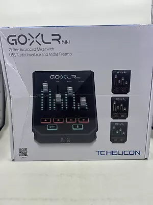 TC-Helicon Go XLR Mini Digital Bradcast Mixer • $119.99