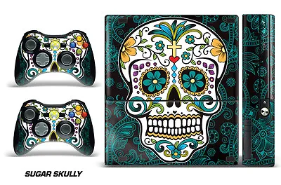 Skin Decal Wrap For Xbox 360 E Gaming Console & Controller Sticker Design SKULLY • $8.95