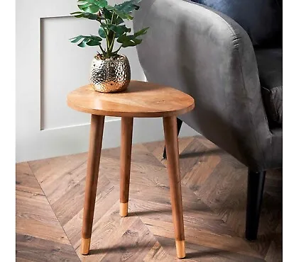 £35 • Buy Wooden Nightstand Side Table Mango Wood Coffee Table Traditional Decors End Tabl