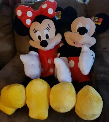 Disney Junior MICKEY & MINNIE MOUSE Roadster Racers 36  Stuffed Plush - NEW • $129.95