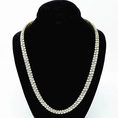 $39500 • Buy NYJEWEL Jose Hess 18k Gold 25ct Diamond 5mm Wide Necklace 15.5  W Paper & Pouch