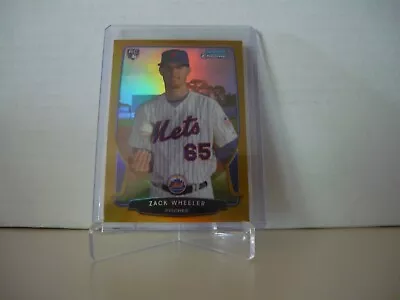 2013 Bowman Chrome Gold Refractor Zack Wheeler RC SP*3/50* • $60