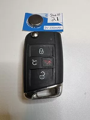 Genuine OEM 4 Btn 2017-2020 VW Volkswagen Flip Key Remote 5G0959752AN NBGFS12P01 • $18.99