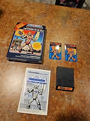 MASTERS OF THE UNIVERSE POWER OF HE-MAN Intellivision Game CLEAN BOX TESTED! • $169.50