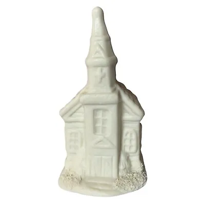 Mini DIY Ceramic Chapel Church Steeple Holiday Christmas Village UNPAINTED VTG • $18.98