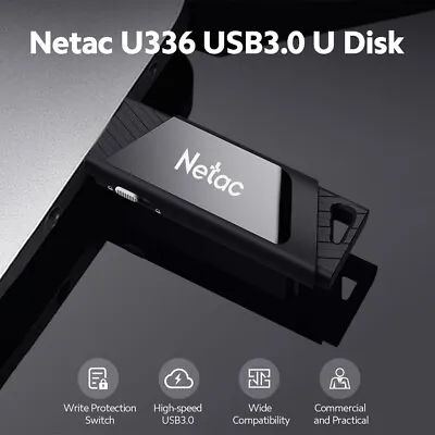 Netac U336 Portable USB 3.0 Flash Drive U Disk High-Speed Write Protection • $30.16