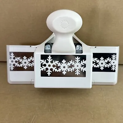 Martha Stewart Snowflake Deep Edge Border Punch Retired Winter Holidays Snow Fun • $14.90