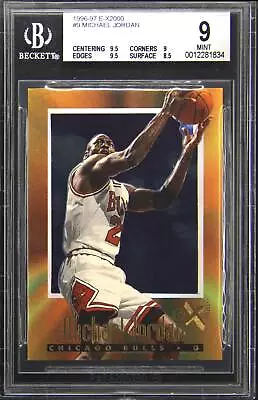 1996 Skybox E-X2000 #9 Michael Jordan BGS 9 • $250