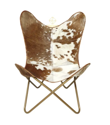 $250.23 • Buy Relaxing Chair - Handmade Leather Chair Genuine Goat Hair Leather Chair PL2-162