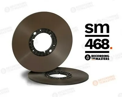 RTM SM468 1/4  X 2500' Analog Recording Tape - 10.5  Pancake Hub W/ EcoBox NEW  • $65.20