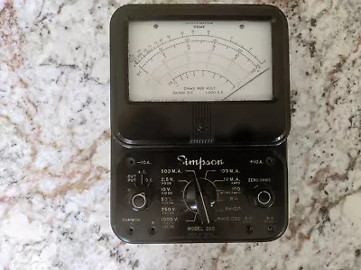 Simpson Model 260 Volt-Ohm-Milliammeter • $10