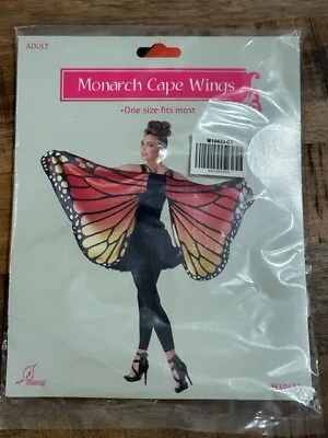 Adult Monarch Butterfly Wings Fairy Ladies Cape Party Dress Up Costume Seasons • $22.49