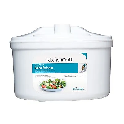 KitchenCraft Salad Spinner 22.5cm • £15