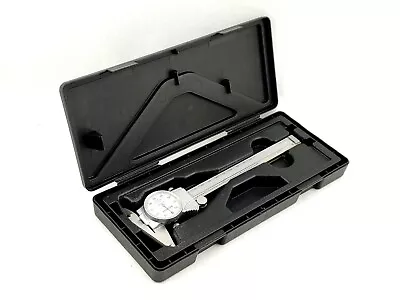 MITUTOYO 6  Model 505-675 Shockproof Dial Caliper Measurement Tool + Case  • $26.99