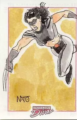 2010 Marvel Dangerous Divas Series 1 Sketch Card Nonato X-23 • $99.99