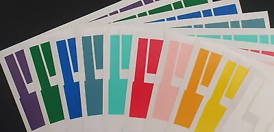 30 X Self-Adhesive Cable Labels Waterproof Markers Tags Stickers Tear Resistant • £3.50