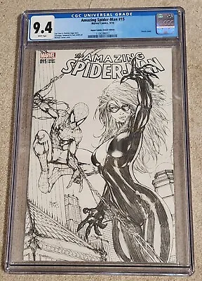 Amazing Spider-Man #15 V3 Michael Turner Aspen Comics Sketch Variant CGC 9.4 NM • $45