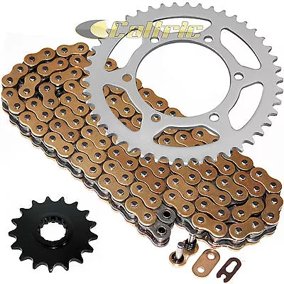 Caltric Gold O-Ring Drive Chain And Sprockets Kit For Yamaha R1 YZF-R1 2004-2008 • $55.01