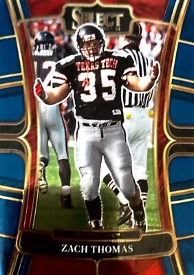 $0.01 • Buy 2023 Panini Select Draft Picks 68 Zach Thomas Texas Tech Dolphins