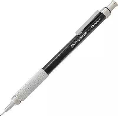 Graphgear 500 Automatic Drafting Pencil Black (PG525A) | The 4mm Tip Length • $11.99