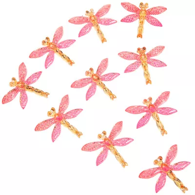 Resin Dragonfly Embellishments For DIY Crafts And Garden Decor • £7.78