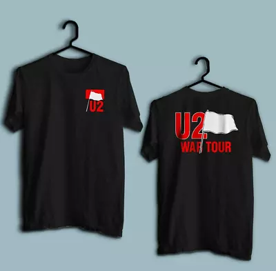 The U2 War Tour Music Band Unisex Black T-Shirt Gift Fan Size S-5XL • $25.95