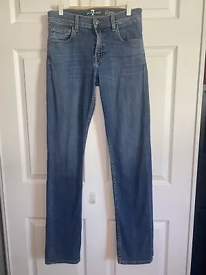 7 For All Mankind Slimmy Stretch Denim Blue Jeans Tag 30 • $22