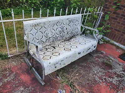 Vintage Outdoor Glider Bench • $99