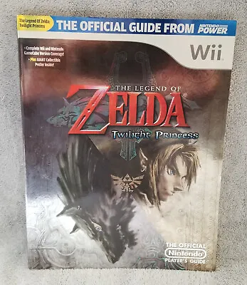 Zelda Twilight Princess Official Nintendo Power Strategy Guide Wii - With Poster • $69.95