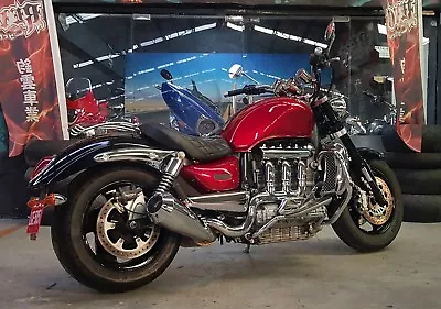 Triumph Rocket III Exhaust System REVO Dual Monster 6  Chrome • $1880