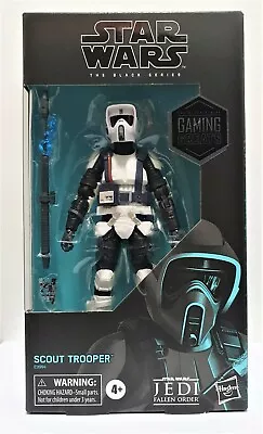 Star Wars  Scout Trooper The Black Series Gaming Greats 6  Action Figure • $85.45