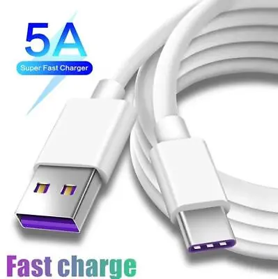 $2.50 • Buy 5A USB Type C Cable Fast Charging Mobile Charger Type C Data Cord For Samsung 
