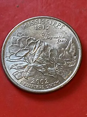 2002 P Mississippi 50 States Quarter • Buy 10 Get 40% Off  #220808 • $1.29