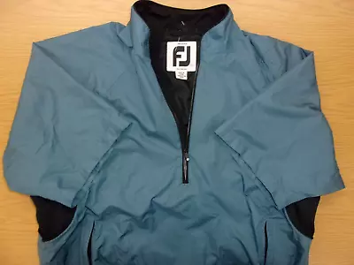 FootJoy FJ DryJoys Tour Collection Half Sleeve Pullover Golf Jacket Mens L ~NEW~ • $24.99