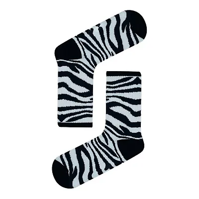 £5.90 • Buy Zebra Pattern Socks/Gift Socks/Novelty Socks/Animal Socks/Cute Socks/Fun Socks