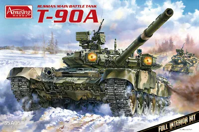 Amusing Hobby 1/35 T-90A Main Battle Tank W/Full Interior 35A050 • $49.57