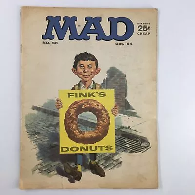 Mad Magazine October 1964 No. 90 Alfred In Fink's Donut Very Good VG 4.0 • $14