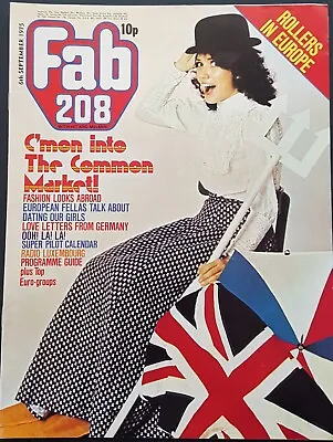 Fab 208 Magazine 6 September 1975 - David Cassidy Pilot Bay City Rollers • £12.80