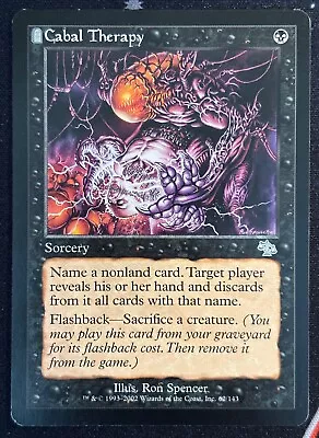 MTG Cabal Therapy - Judgment 62/143 Uncommon NM • $4