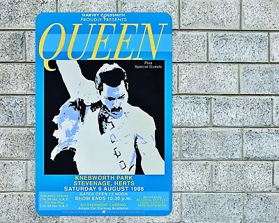 QUEEN Sign Aluminum Metal 8 X12  Garage Man Cave Classic Rock • $12.95