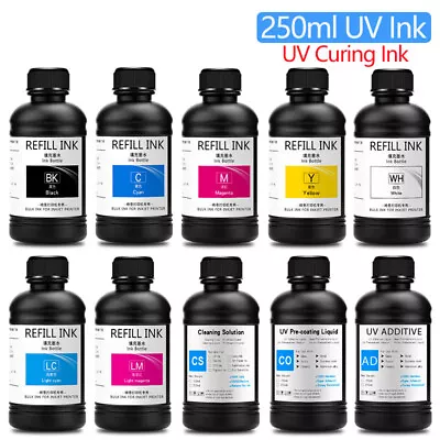 UV Ink For Epson XP600 TX800 DX5 DX7 For Epson  L800 L805 L1800 R290 UV Printer • $79