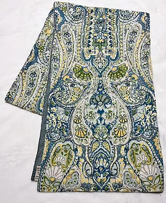 Blue Green Yellow POTTERY BARN Rosalie Table Runner 18  W X 108  • $29.99